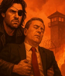 Fuga de NY: Plissken Resgata Presidente em Caos da Prisão Hoje