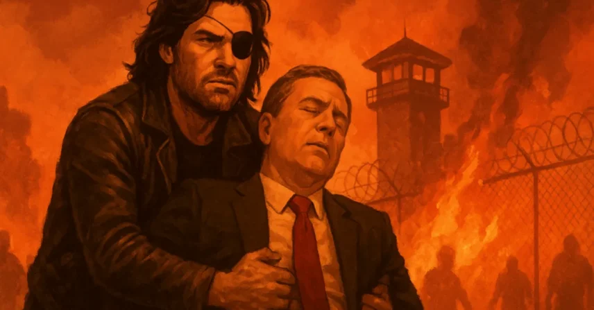 Fuga de NY: Plissken Resgata Presidente em Caos da Prisão Hoje