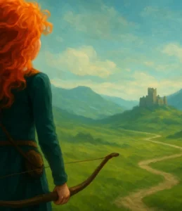 Valente: Merida e sua jornada rebelde na mágica Escócia