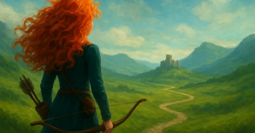 Valente: Merida e sua jornada rebelde na mágica Escócia
