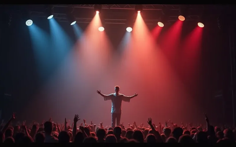 Como os filmes de shows ao vivo são gravados e produzidos